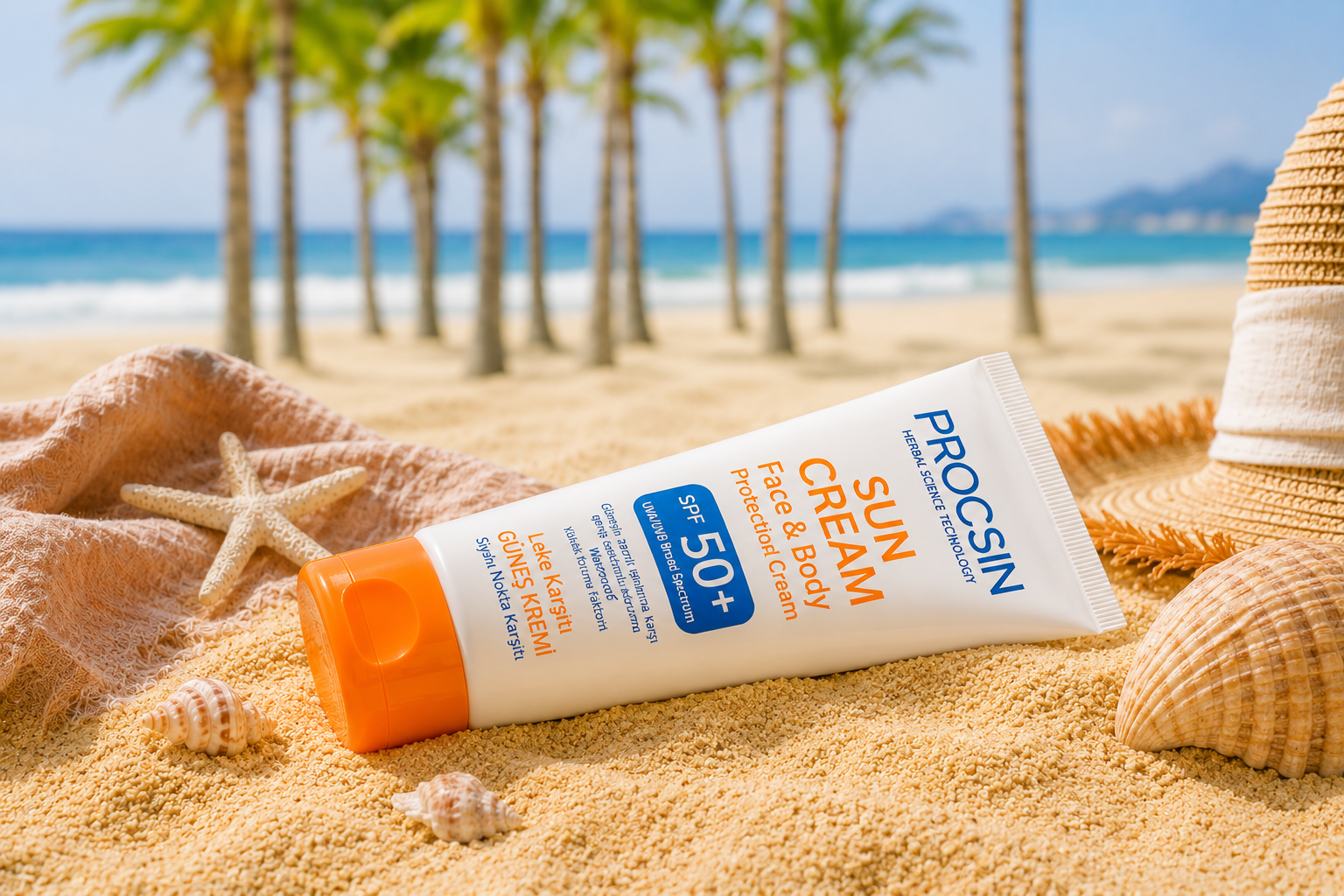 PROCSIN Sunscreen Face SPF 50+ 50 ML Mini Size