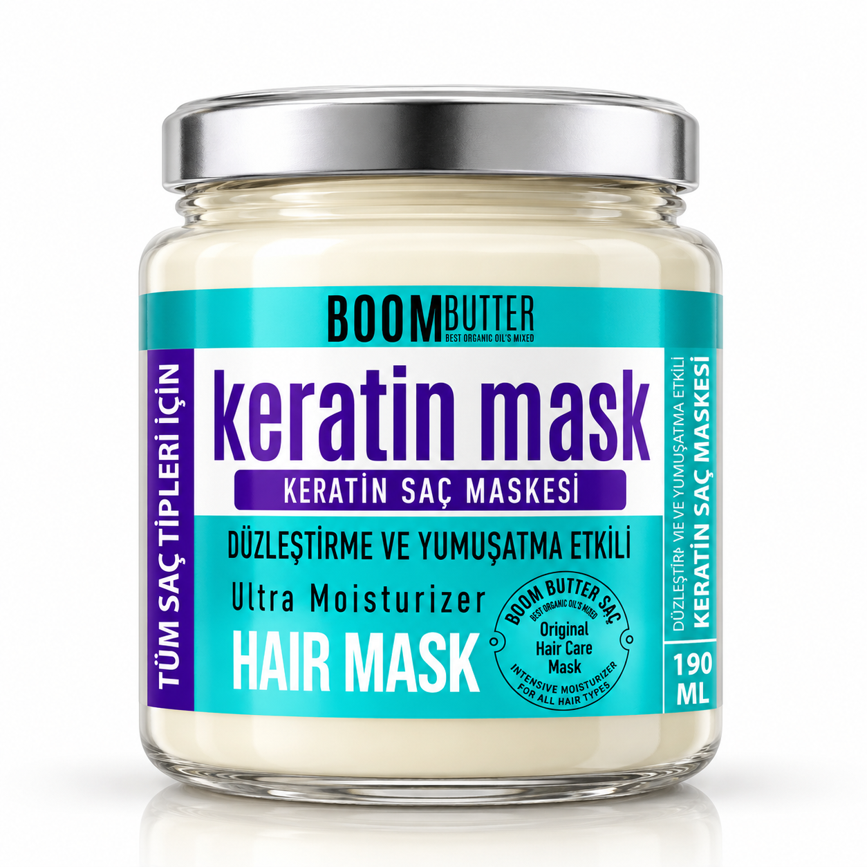 BOOM BUTTER Repairing Keratin Hair Mask 190 ML